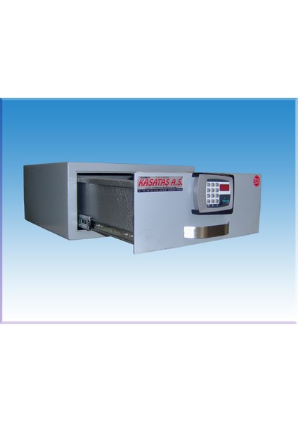 A.Ş. LCD Ekranlı Çekmeceli Metalik Renk Elektronik Şifreli Kulplu Otel Kasası