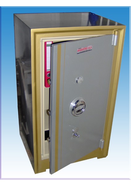 A.Ş. 0105 Standart Eczane Tipi Klasör ve Reçete Saklama İçin Çelik Para Kasası