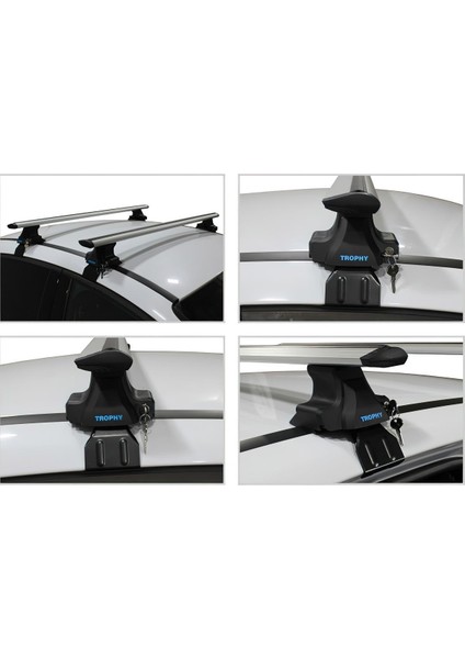 Trophy Ford Fiesta Mk6 Hb 2008-2012 Tavan Taşıma Ara Atkı 130 cm