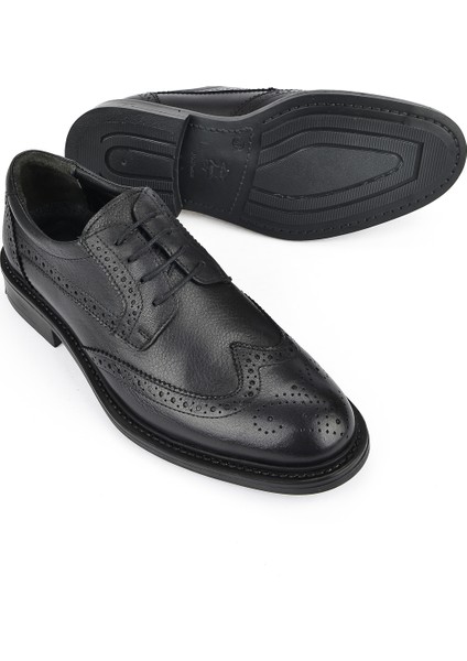 Deri Erkek Ayakkabı 113744 2383 Siyah fırsatları
