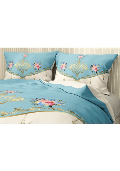 Premium Luxury Çift Kişilik Nevresim Takımı 3D Pamuk Saten Soft Stylish