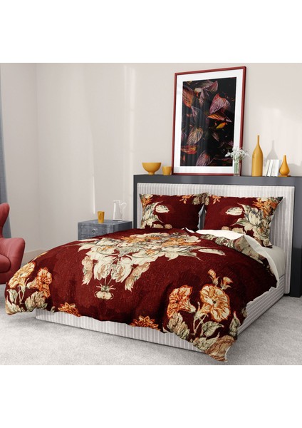 Premium Luxury Çift Kişilik Nevresim Takımı 3D Pamuk Saten Goblen Dream
