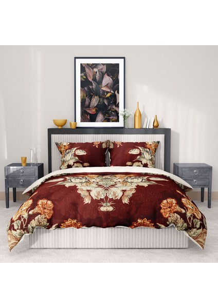 Premium Luxury Çift Kişilik Nevresim Takımı 3D Pamuk Saten Goblen Dream