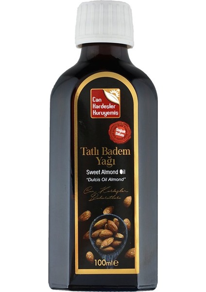 Can kardeşler kuruyemiş Tatlı Badem Yağı 100 ml