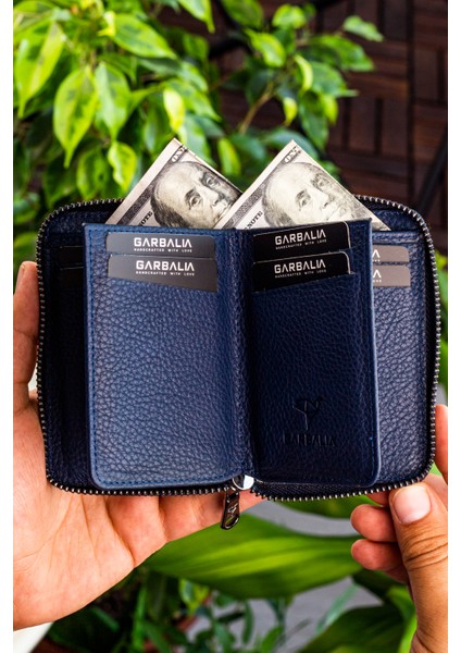 Chain Deri Erkek Cüzdanı Lacivert fiyatları