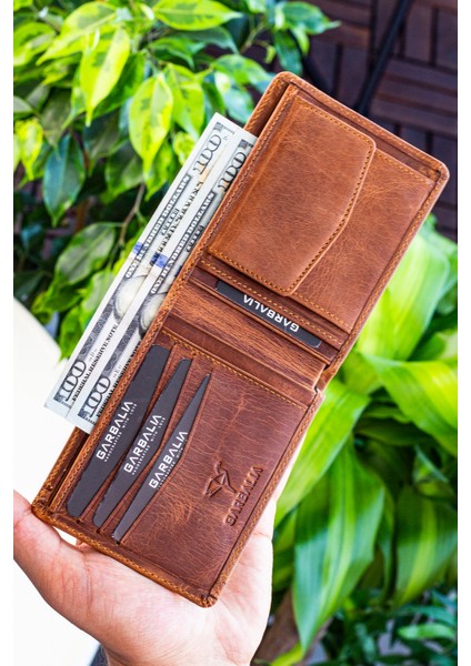 Kanguru Deri Rfıd Engelleyici Crazy Cüzdan Kartlık fırsatları