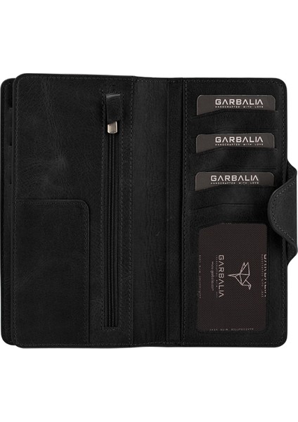 Garbalia Axel Crazy Deri Unisex Portföy Cüzdan