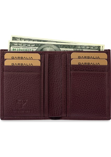 Utah Deri Kartlık Cüzdan Bordo