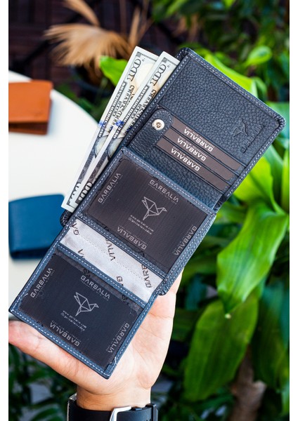 Metz Hakiki Deri Içten Patlı Erkek Cüzdanı