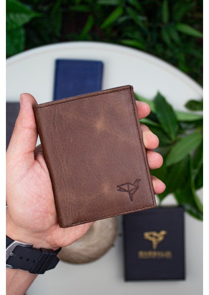 Simple Crazy Deri Erkek Kartlık Cüzdan