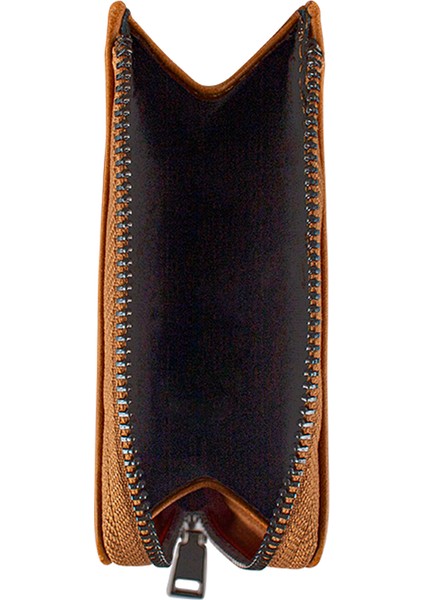 Figo Hakiki Deri Unisex Crazy Taba Kartlık Cüzdan fırsatları