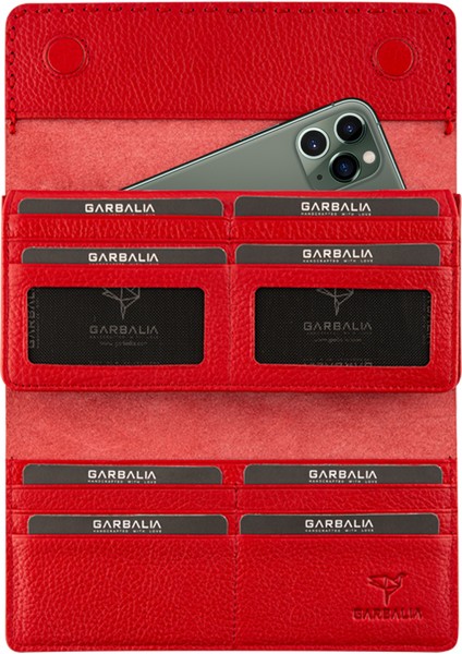 Paris Deri Saraç Dikişli Telefon Bölmeli Kadın Cüzdanı fırsatları