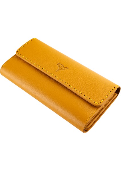 Paris Deri Saraç Dikişli Telefon Bölmeli Kadın Cüzdanı modelleri