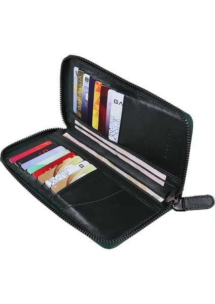 Mandela Hakiki Deri Kartlık Cüzdan Kamuflaj Yeşil fiyatları