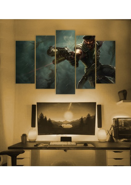 5 Li Mdf Gankplank Tablo 60 x 90 cm