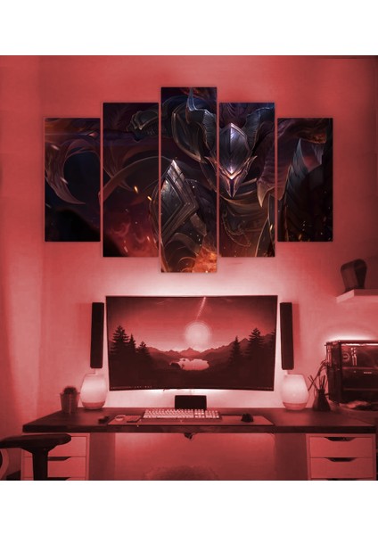 5li Mdf League Of Legend Pantheon Tablo 60 x 90 cm