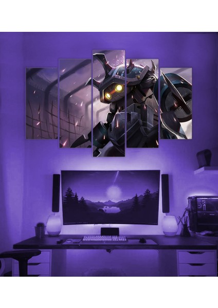 5 Li Mdf League Of Legend Rammus Tablo 60 x 90 cm