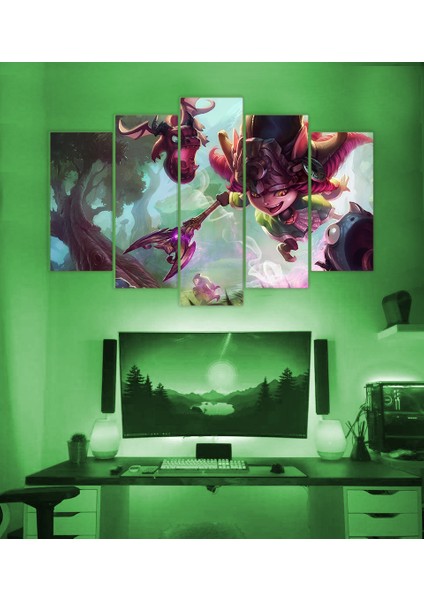 5 Li Mdf League Of Legend Lulu Tablo 60 x 90 cm