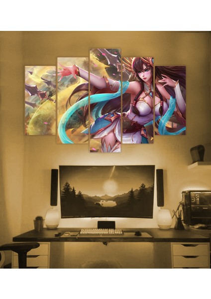 5 Li Mdf League Of Legend Irelia Tablo 60 x 90 cm