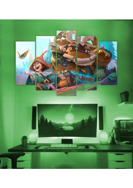 5li Mdf League Of Legend Nunu Tablo 60 x 90 cm