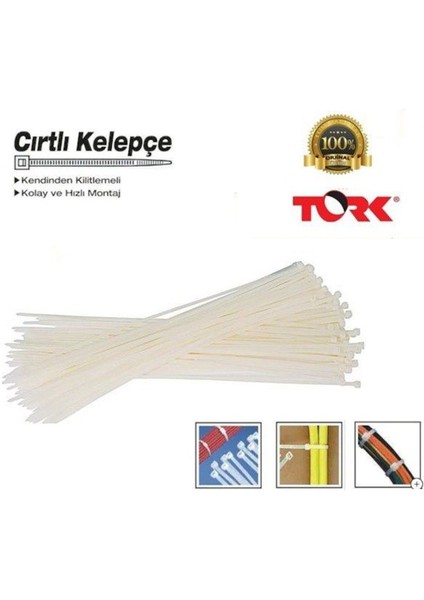 2.5X200MM Cırt Kelepçe-Kablo Bağı