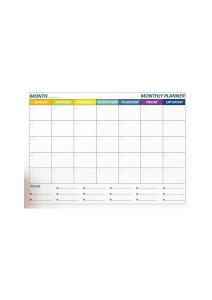 Sihirli Kağıt Monthly Planner