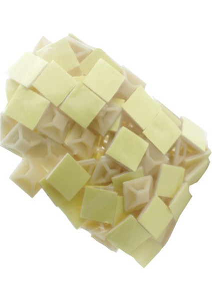 Elektromer 1436 Küçük Yapışkanlı 19X19 mm Kroşe - 100 Adet