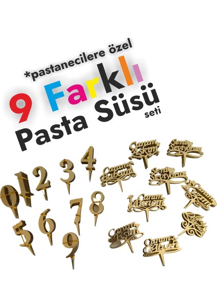 Pastanecilere Özel Pasta Süsü