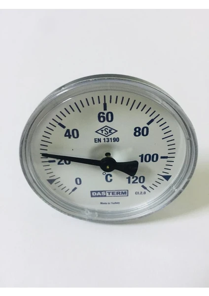 Termometre Çap 63 / 5cm / 120°C - Bi-Metal G1/2''b