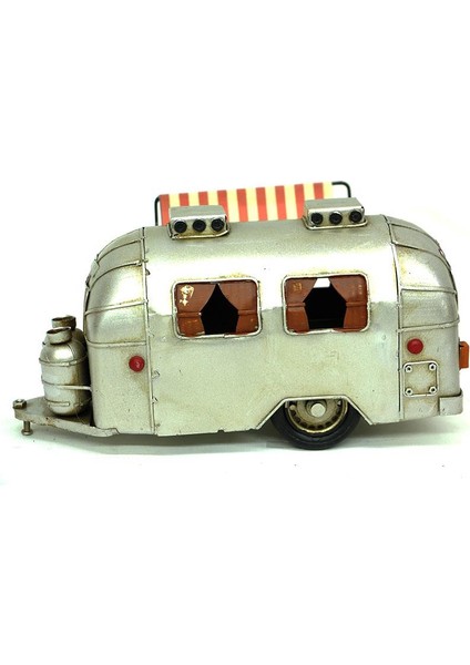 Dekoratif Metal Karavan Tenteli Vintage