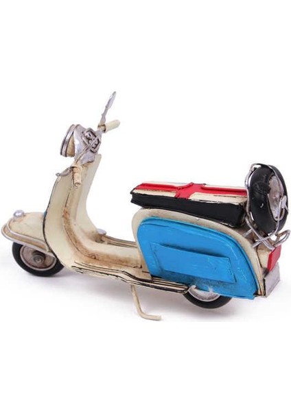 Dekoratif Metal Scooter Vintage Dekoratif Ev Ofis