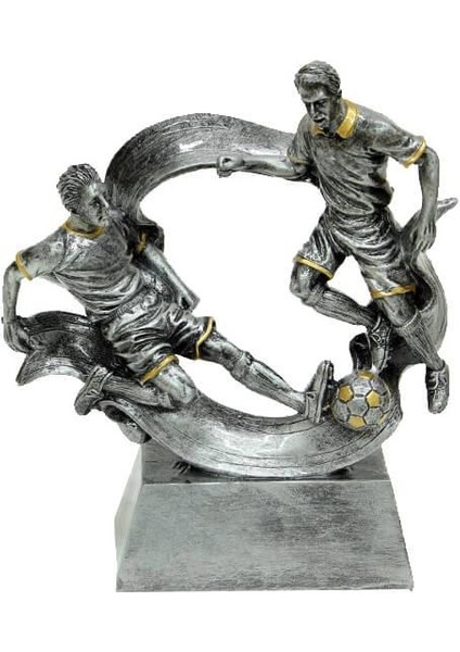 Biblo 2 Futbolcu Dekoratif