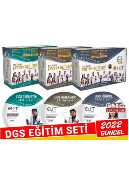 Elit DGS Tüm Dersler Görüntülü Eğitim Seti (2 Adet 64 GB USB Bellek İçerisinde)