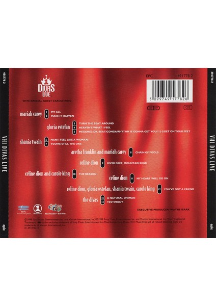 Divas – Vh1 Divas Live CD fiyatları