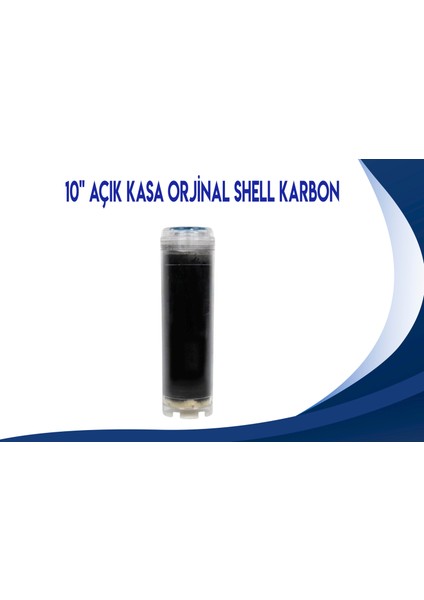Su Arıtma Shell Kablı 10 Inç Aktif Granül Karbon Filtresi