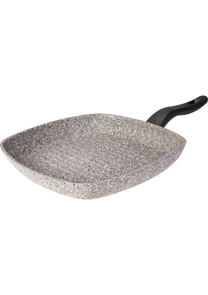 Dark Silver Bio Granit 28 cm Grill Tava