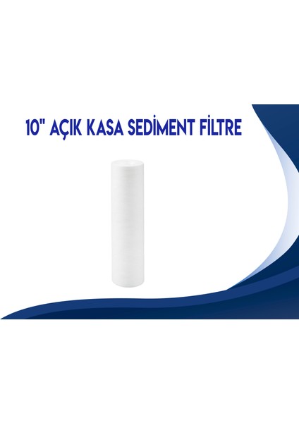 Açık Kasa Su Arıtma Cihazı Filtresi 5 Mikron Sediment Filtre