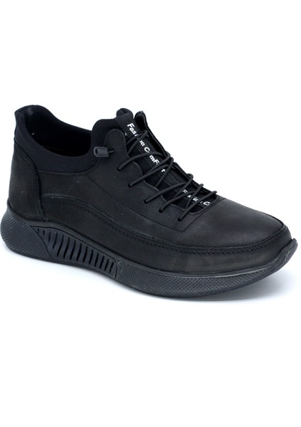 Trendyshose 8351 Kaymaz Kauçuk Taban Rahat Erkek Kışlık Ayakkabı