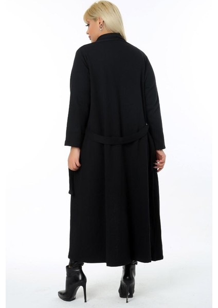 Cepli Kemerli Pul Detaylı Tam Boy Uzun Cool Hırka indirimleri