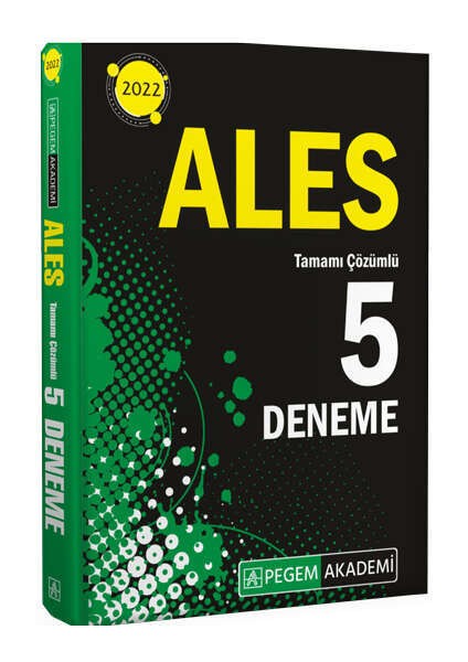 2022 ALES Tamamı Çözümlü 5 Deneme