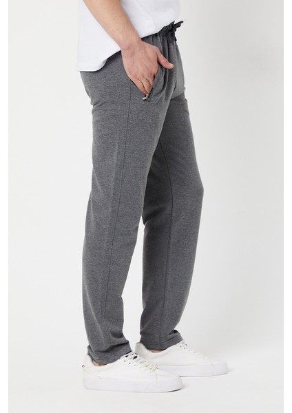 Erkek Eşofman Altı Bel Kısmı Lastikli Arka Cepli Fermuarlı Kompak Penye fırsatları