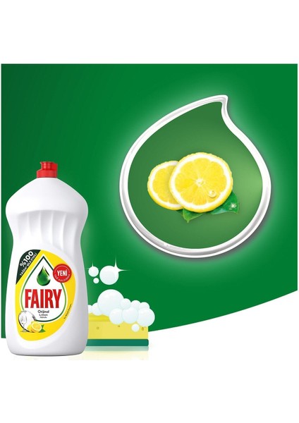 Limonlu 9'lu Sıvı Bulaşık Deterjanı 1350 ml