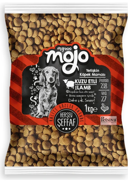 My Dog  Mojo Black Kuzu Etli Köpek Maması (1 Kg)