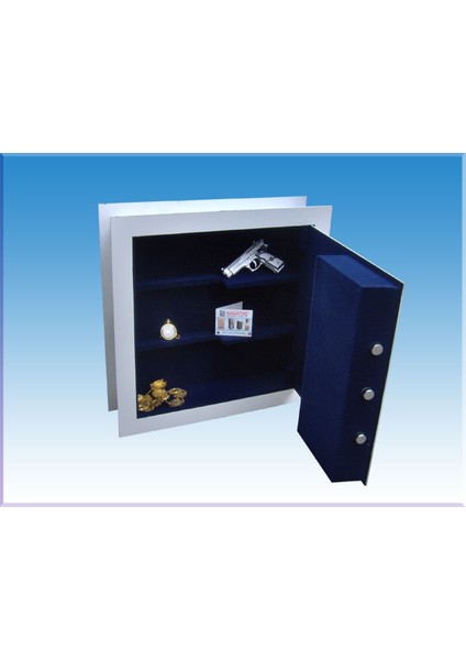 060MA Mekanik Şifreli ve Anahtarlı Ankastre Gömme Duvar Kasası