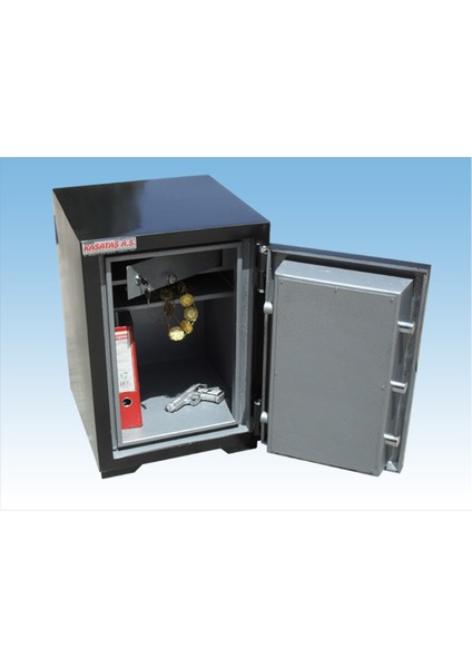 004MAZ Ofis Tipi Mekanik Şifreli Içinde Dolaplı 1 Raflı 5 Klasör