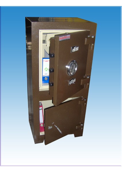 008AZ Ofis Tipi Altı Dolaplı Zırhlı Çelik Para Kasası 1054640CM