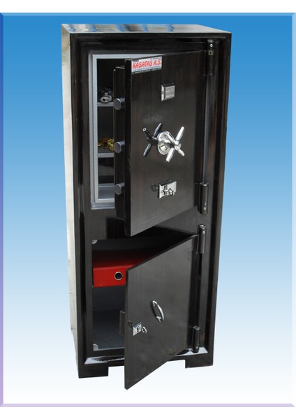 009ACEVİZ Ofis Tipi Abanoz Renk Anahtarlı Çelik Para Kasası 1154