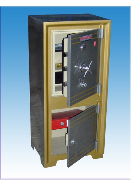 0010A2 Ofis Tipi Altı Dolaplı Ofis Kasası 1255545CM 250KG 3