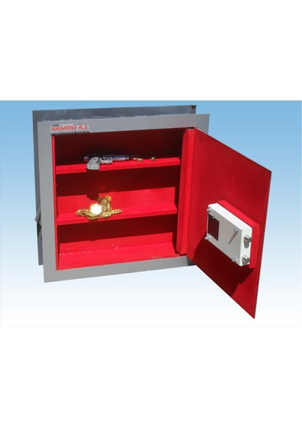 060E Ev Tipi Elektronik Şifreli ve Acil Açma Anahtarlı Gri Renk A