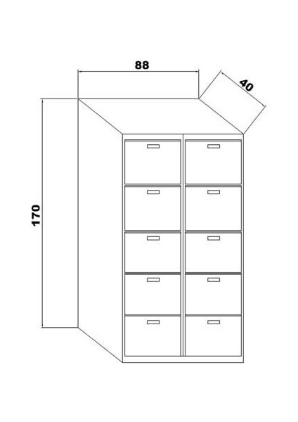 10 Gözlü Dolap Balıkesir Sındırgı Mesleki Teknik Eğitim Metal Ana